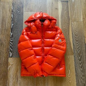 MONCLER
Maya Logo-Appliquéd Quilted Shell Hooded Down Jacket